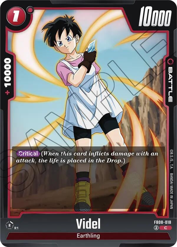 Image for Videl - FB08-018 (FB08-018) (Saiyan's Pride) - Dragon Ball Super: Fusion World