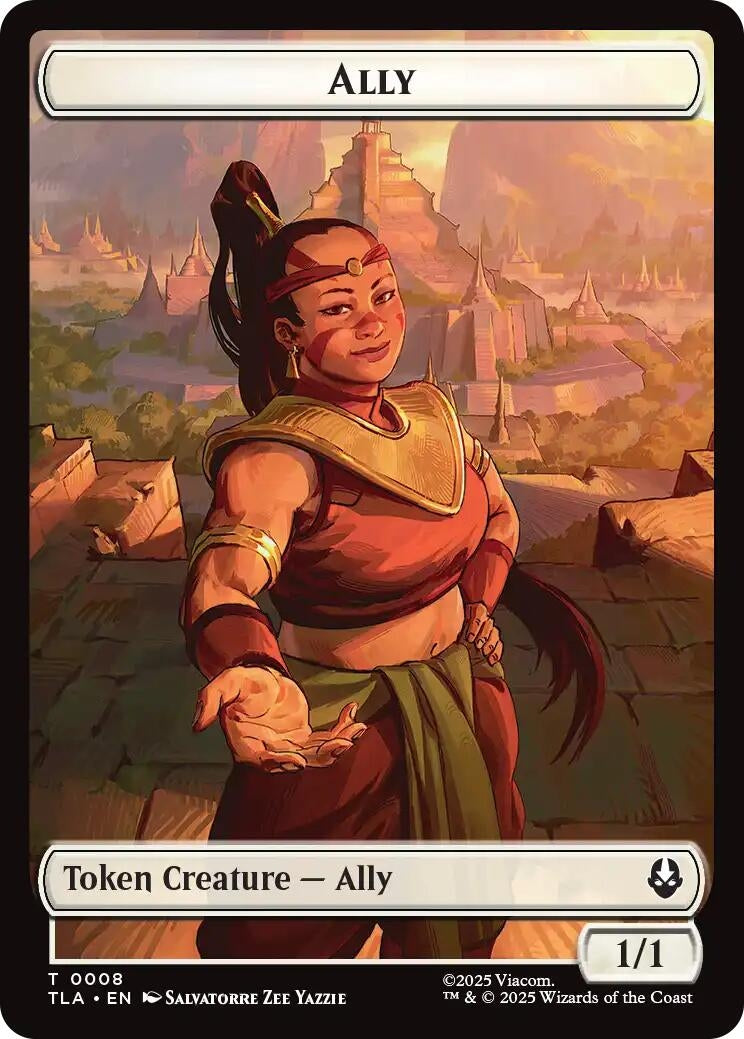 Image for Ally (0008) // Clue (0016) Double-Sided Token (8 // 16) (Avatar: The Last Airbender) - Magic: The Gathering