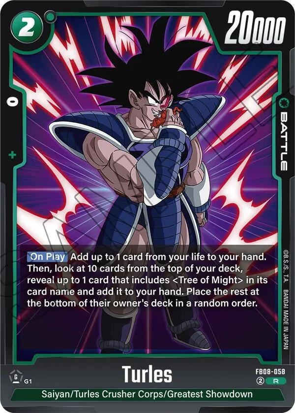 Image for Turles - FB08-058 (FB08-058) (Saiyan's Pride) - Dragon Ball Super: Fusion World