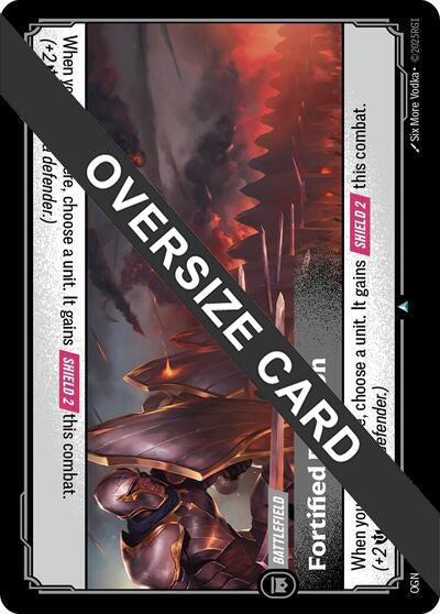 Image for Fortified Position (Oversized) (279/298) - Riftbound: League of Legends Trading Card Game