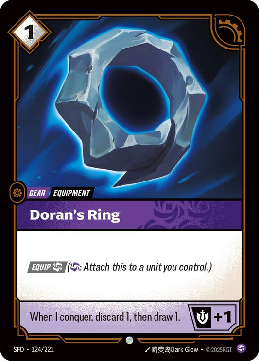 Image for Doran's Ring (124/221) - Riftbound: League of Legends Trading Card Game