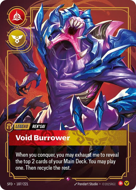 Image for Rek'sai - Void Burrower (187/221) - Riftbound: League of Legends Trading Card Game