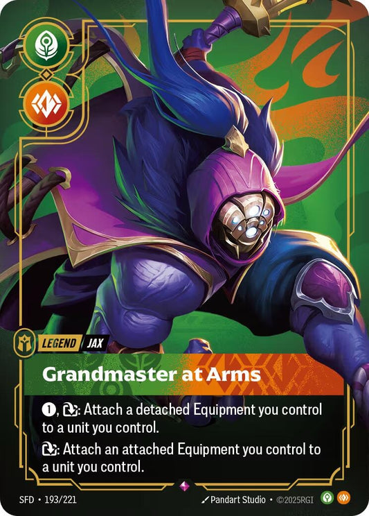 Image for Jax - Grandmaster At Arms (193/221) - Riftbound: League of Legends Trading Card Game