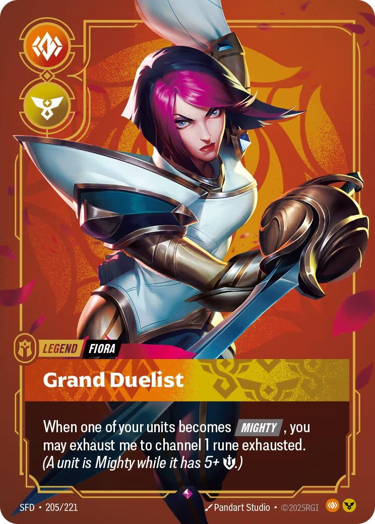 Image for Fiora - Grand Duelist (205/221) - Riftbound: League of Legends Trading Card Game