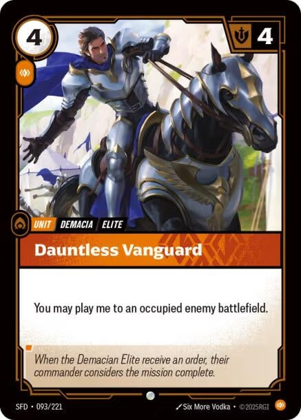Image for Dauntless Vanguard (093/221) - Riftbound: League of Legends Trading Card Game