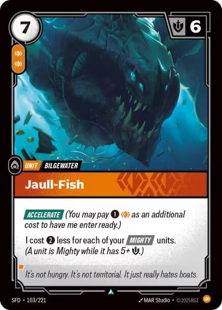 Image for Jaull-Fish (103/221) - Riftbound: League of Legends Trading Card Game