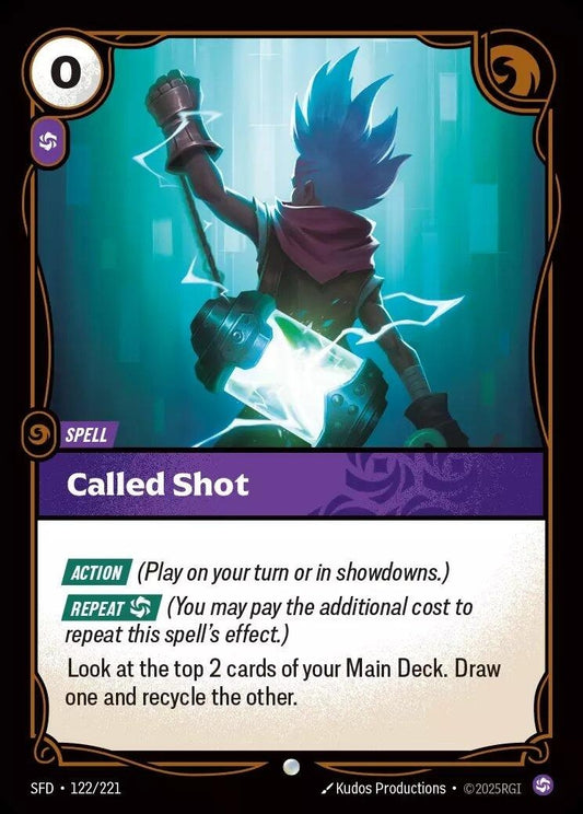 Image for Called Shot (122/221) - Riftbound: League of Legends Trading Card Game