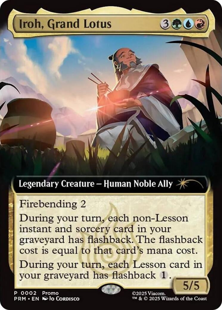 Image for Iroh, Grand Lotus (Extended Art) (2) - Magic: The Gathering