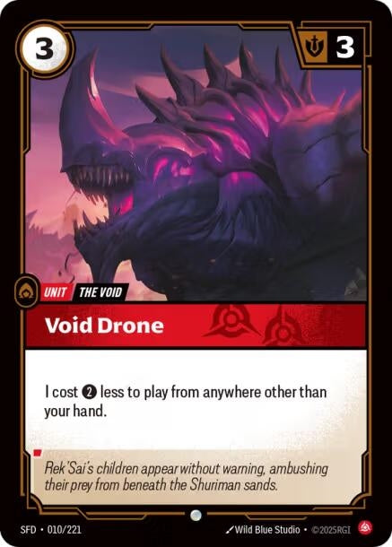 Image for Void Drone (010/221) - Riftbound: League of Legends Trading Card Game
