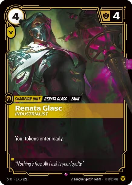 Image for Renata Glasc - Industrialist (171/221) - Riftbound: League of Legends Trading Card Game