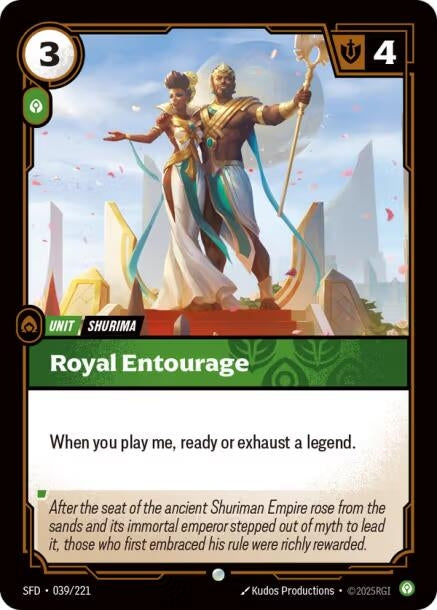 Image for Royal Entourage (039/221) - Riftbound: League of Legends Trading Card Game
