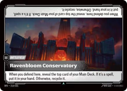 Image for Ravenbloom Conservatory (215/221) - Riftbound: League of Legends Trading Card Game