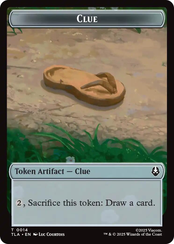 Image for Clue (0014) // Copy (0002) Double-Sided Token (14 // 2) (Avatar: The Last Airbender) - Magic: The Gathering