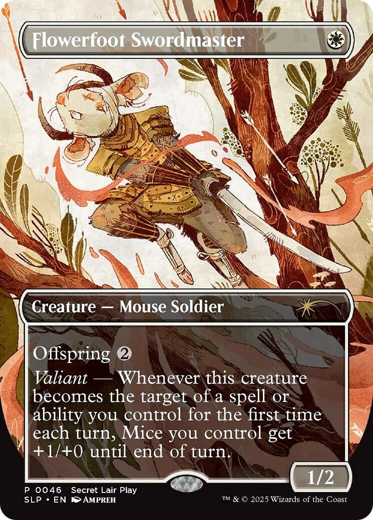 Image for Flowerfoot Swordmaster (46) - Magic: The Gathering