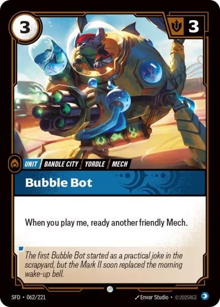 Image for Bubble Bot (062/221) - Riftbound: League of Legends Trading Card Game