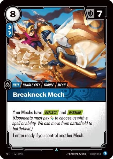 Image for Breakneck Mech (071/221) - Riftbound: League of Legends Trading Card Game