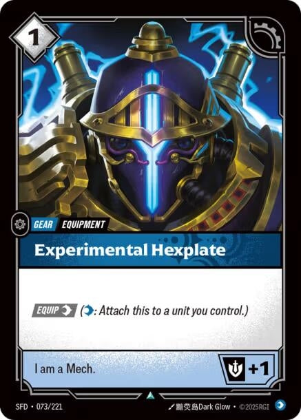 Image for Experimental Hexplate (073/221) - Riftbound: League of Legends Trading Card Game