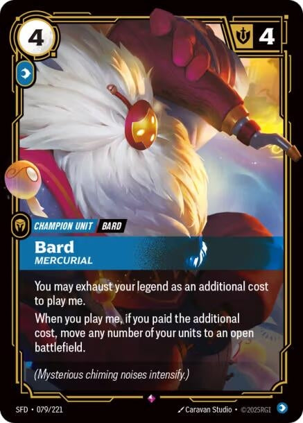 Image for Bard - Mercurial (079/221) - Riftbound: League of Legends Trading Card Game