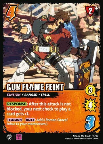 Image for GUN FLAME FEINT (GGS01 15/85) - UniVersus