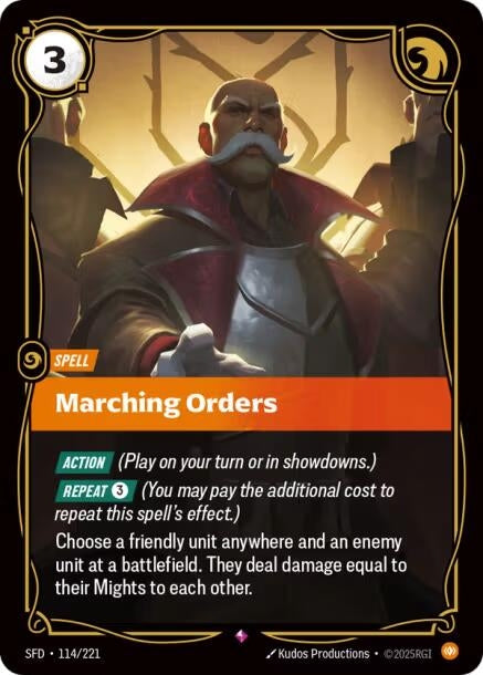 Image for Marching Orders (114/221) - Riftbound: League of Legends Trading Card Game