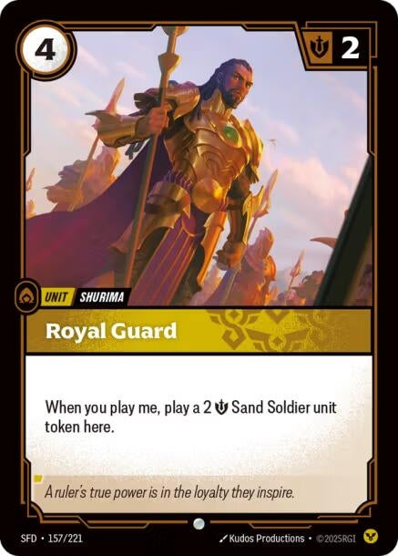 Image for Royal Guard (157/221) - Riftbound: League of Legends Trading Card Game