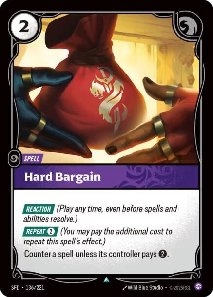 Image for Hard Bargain (136/221) - Riftbound: League of Legends Trading Card Game