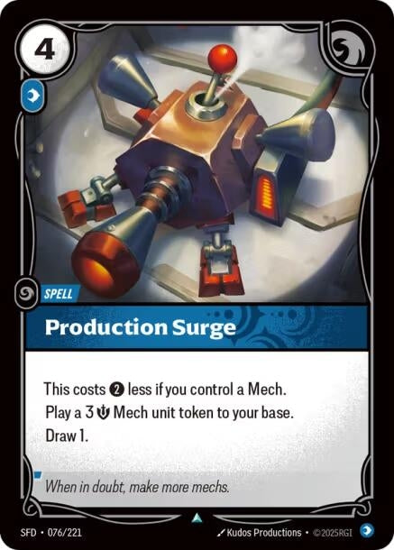 Image for Production Surge (076/221) - Riftbound: League of Legends Trading Card Game
