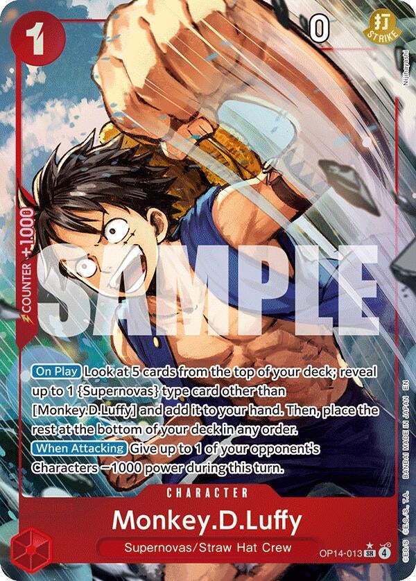 Image for Monkey.D.Luffy - OP14-013 (Alternate Art) (OP14-013) - One Piece Card Game