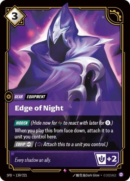 Image for Edge of Night (139/221) - Riftbound: League of Legends Trading Card Game
