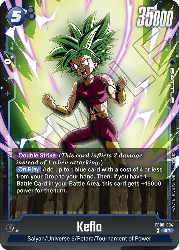 Image for Kefla - FB08-034 (FB08-034) (Saiyan's Pride) - Dragon Ball Super: Fusion World