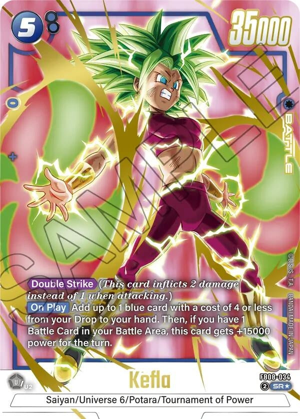 Image for Kefla - FB08-034 (Alternate Art) (FB08-034) (Saiyan's Pride) - Dragon Ball Super: Fusion World