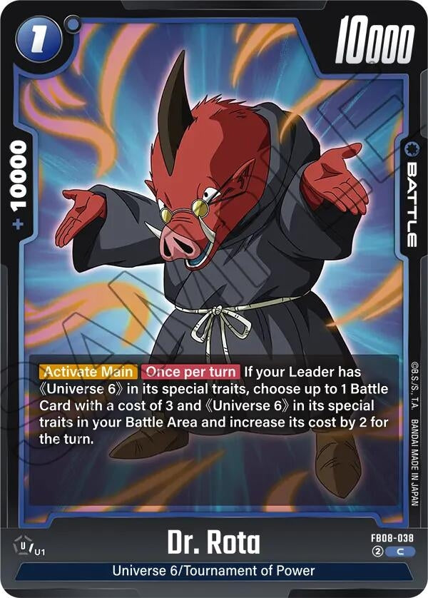 Image for Dr. Rota (FB08-038) (Saiyan's Pride) - Dragon Ball Super: Fusion World