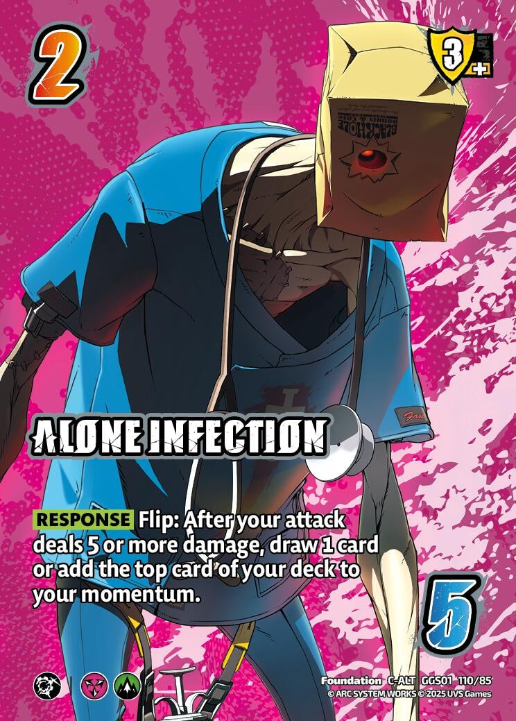Image for ALONE INFECTION (Alternate Art) (GGS01 110/85) - UniVersus
