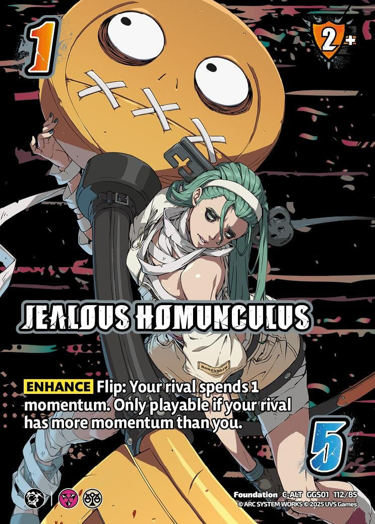 Image for JEALOUS HOMUNCULUS (Alternate Art) (GGS01 112/85) - UniVersus