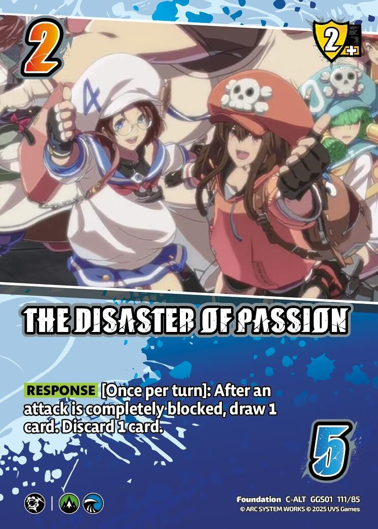 Image for THE DISASTER OF PASSION (Alternate Art) (GGS01 111/85) - UniVersus