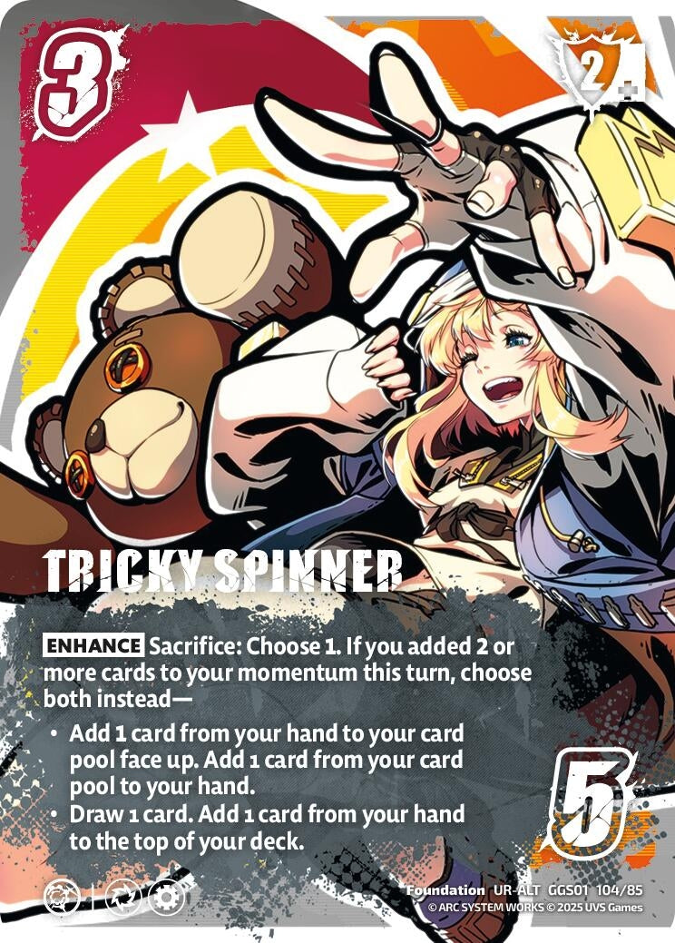 Image for TRICKY SPINNER (Alternate Art) (GGS01 104/85) - UniVersus