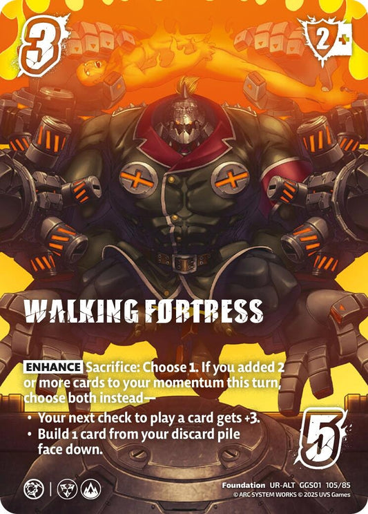 Image for WALKING FORTRESS (Alternate Art) (GGS01 105/85) - UniVersus