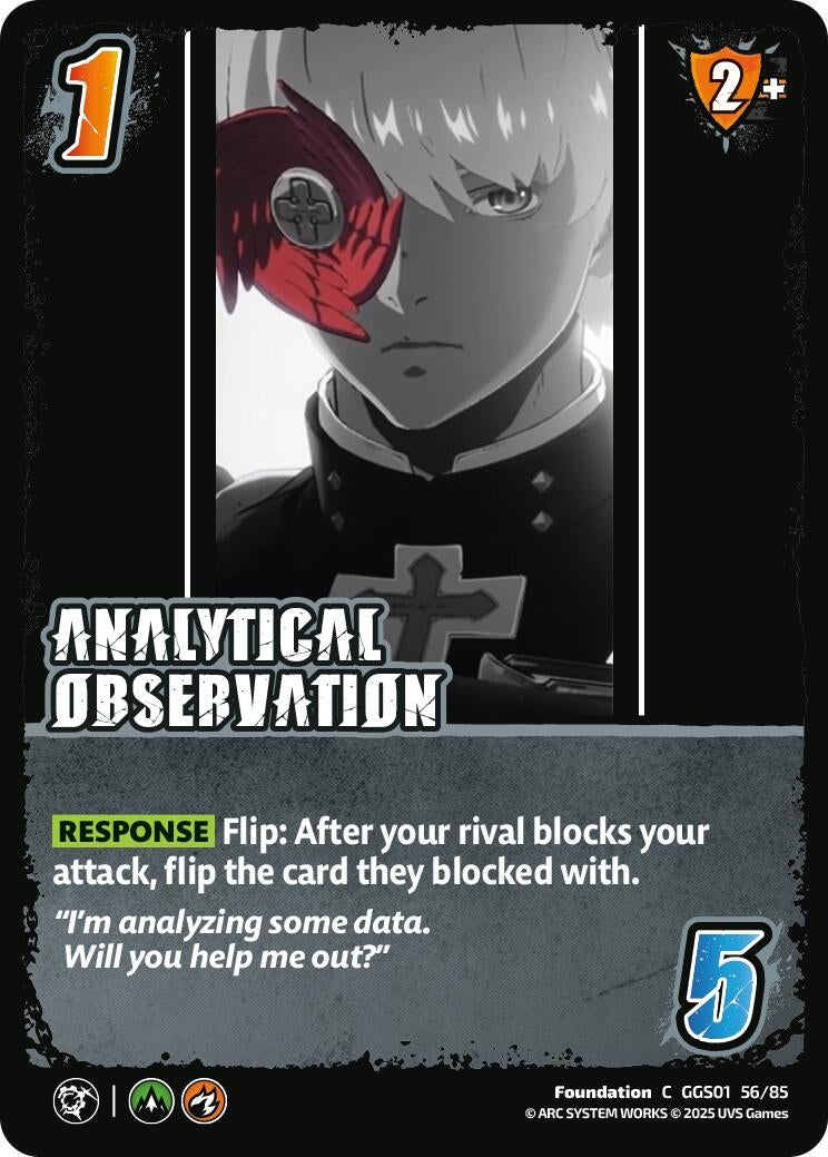Image for ANALYTICAL OBSERVATION (GGS01 56/85) - UniVersus