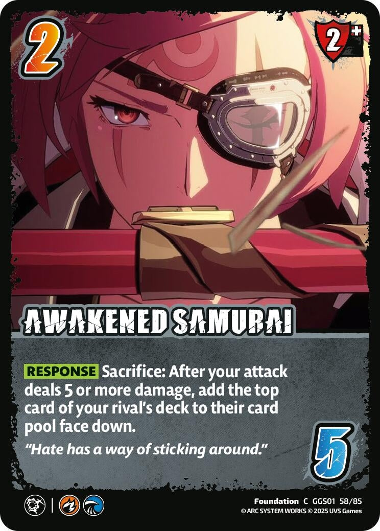 Image for AWAKENED SAMURAI (GGS01 58/85) - UniVersus