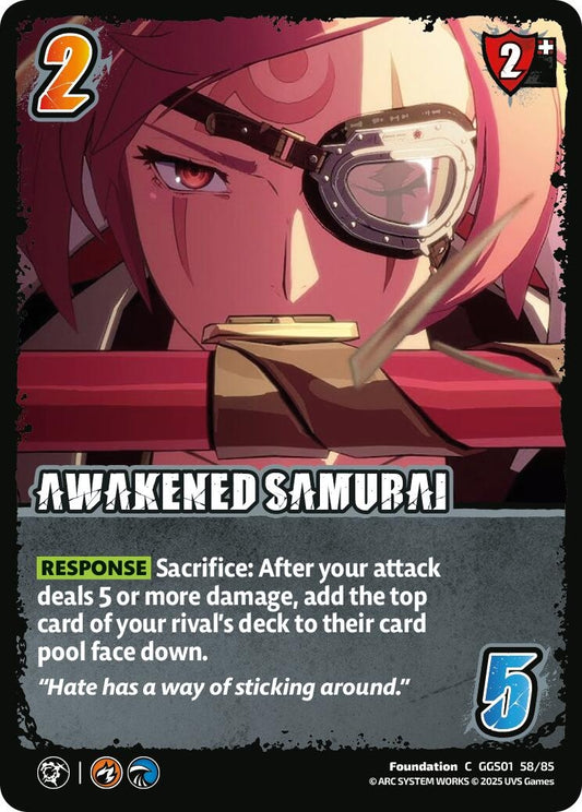 Image for AWAKENED SAMURAI (GGS01 58/85) - UniVersus