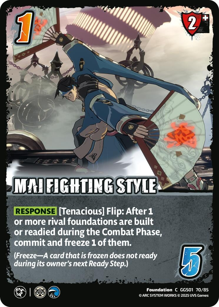 Image for MAI FIGHTING STYLE (GGS01 70/85) - UniVersus