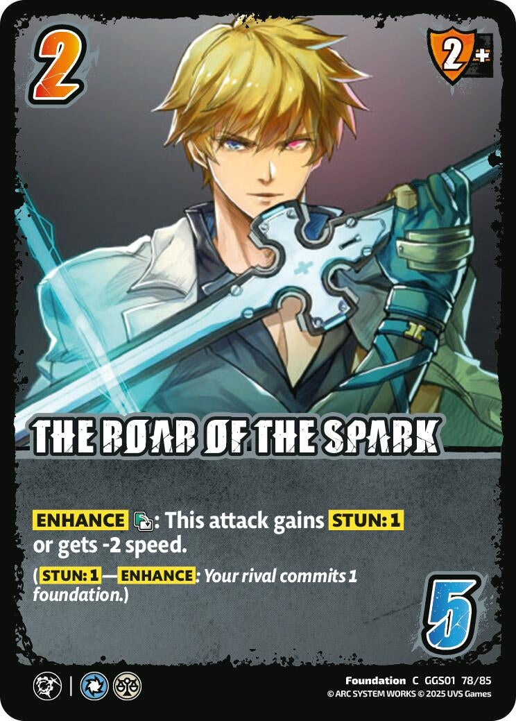 Image for THE ROAR OF THE SPARK (GGS01 78/85) - UniVersus