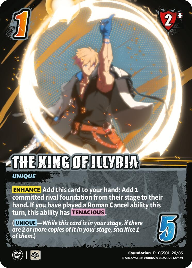 Image for THE KING OF ILLYRIA (GGS01 26/85) - UniVersus