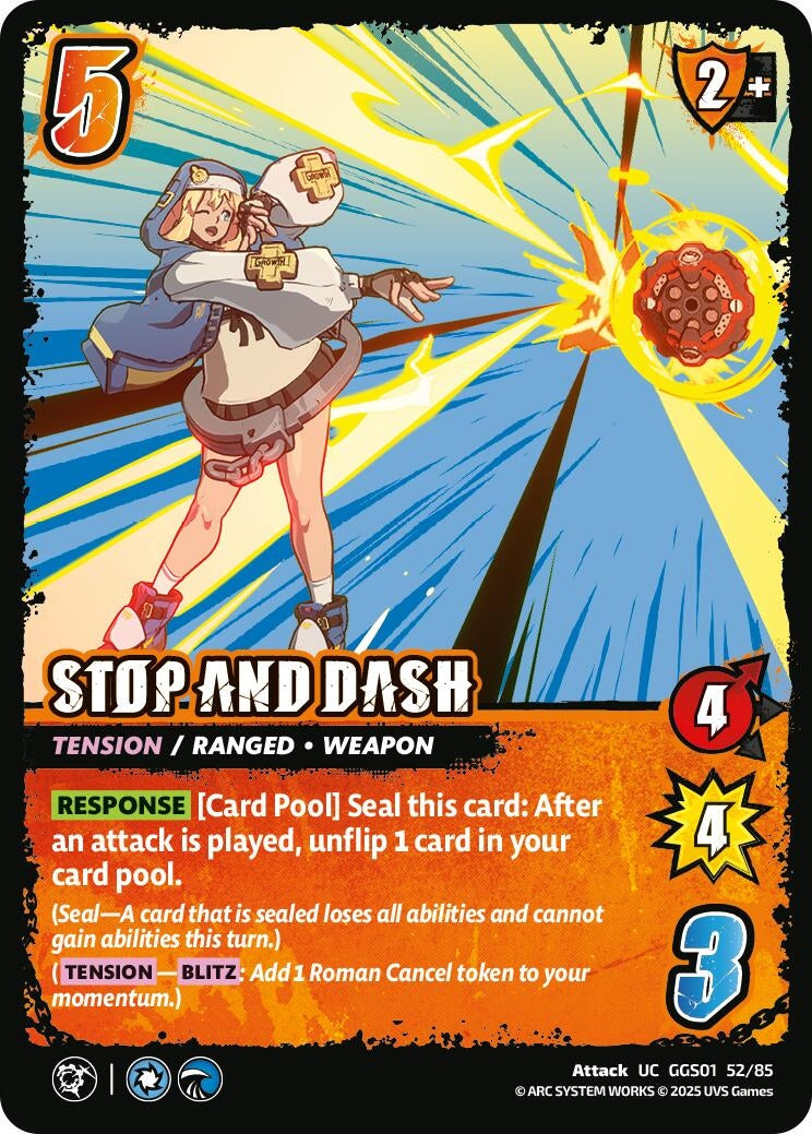 Image for STOP AND DASH (GGS01 52/85) - UniVersus