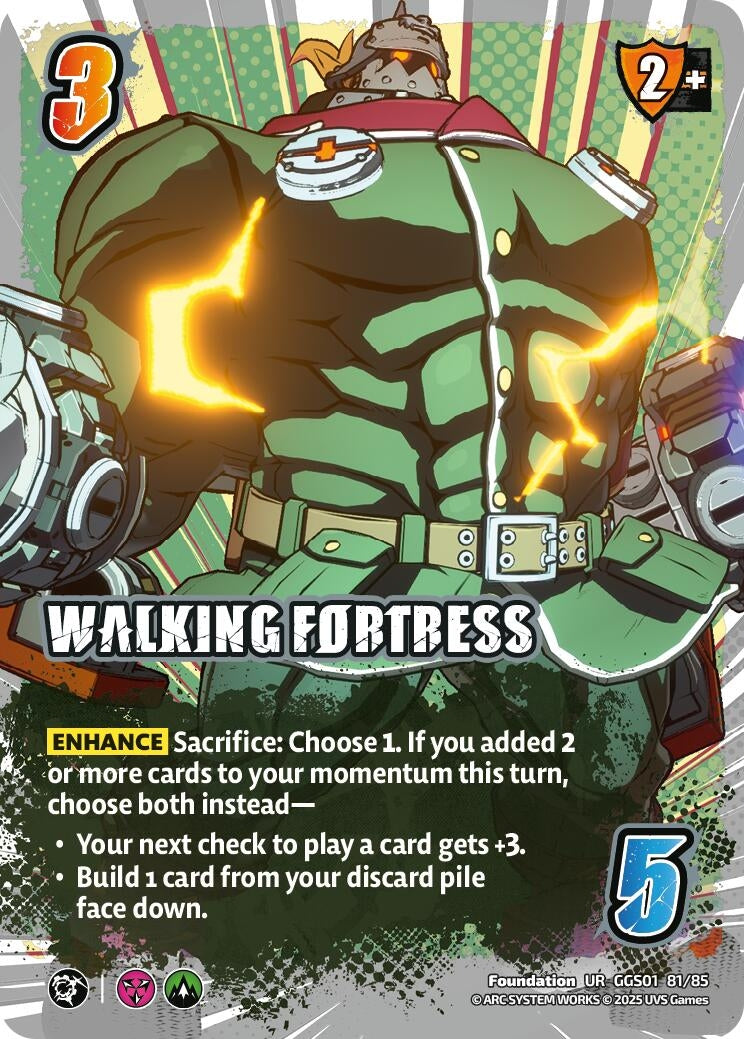Image for WALKING FORTRESS (GGS01 81/85) - UniVersus