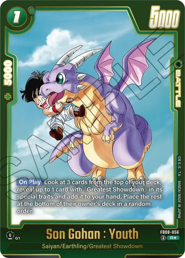 Image for Son Gohan : Youth - FB08-056 (Alternate Art) (FB08-056) (Saiyan's Pride) - Dragon Ball Super: Fusion World
