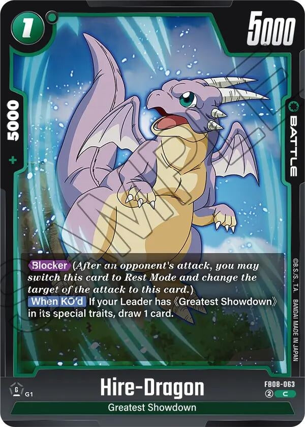 Image for Hire-Dragon (FB08-063) (Saiyan's Pride) - Dragon Ball Super: Fusion World