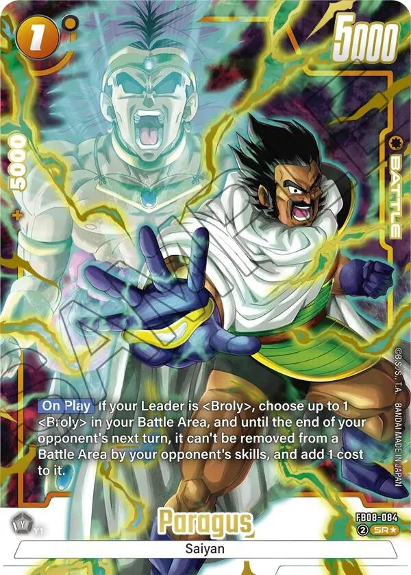 Image for Paragus - FB08-084 (Alternate Art) (FB08-084) (Saiyan's Pride) - Dragon Ball Super: Fusion World