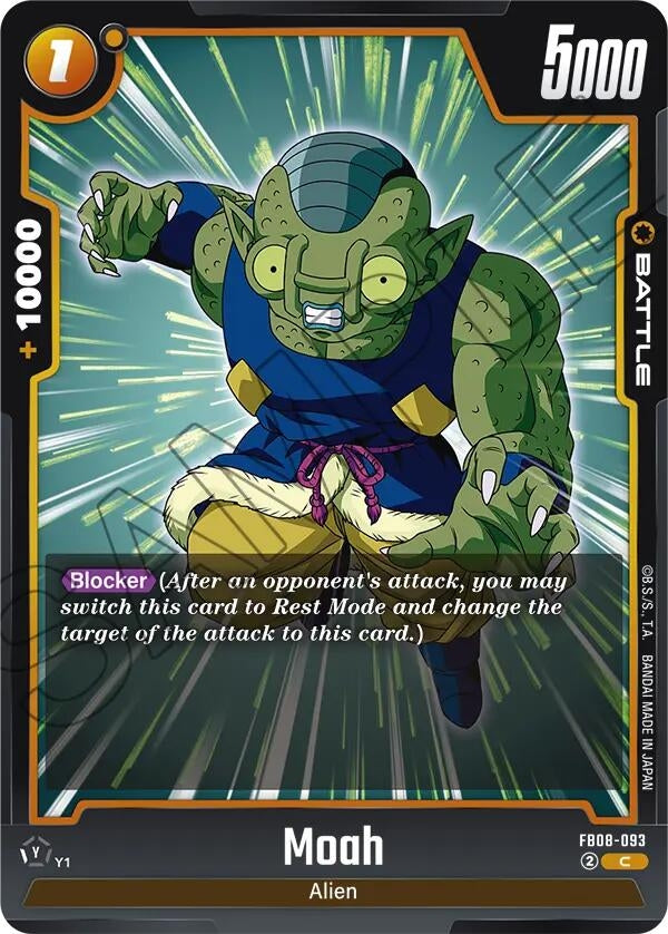 Image for Moah (FB08-093) (Saiyan's Pride) - Dragon Ball Super: Fusion World