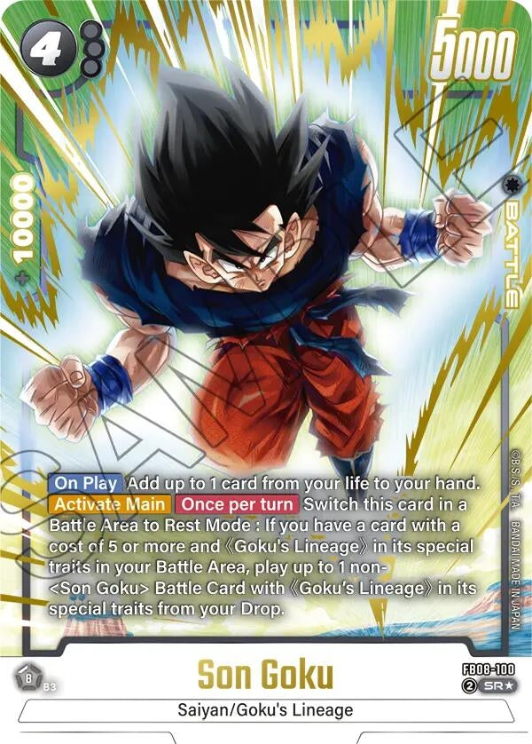 Image for Son Goku - FB08-100 (Alternate Art) (FB08-100) (Saiyan's Pride) - Dragon Ball Super: Fusion World